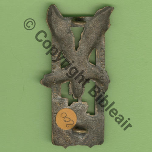 5985.EMGFA 61e.ET (MAINE ANJOU POITOU) CHARTRES  DrPNBER 2Anneaux Dos irreg Embouti Src.Y.GENTY 26Eur09.07 